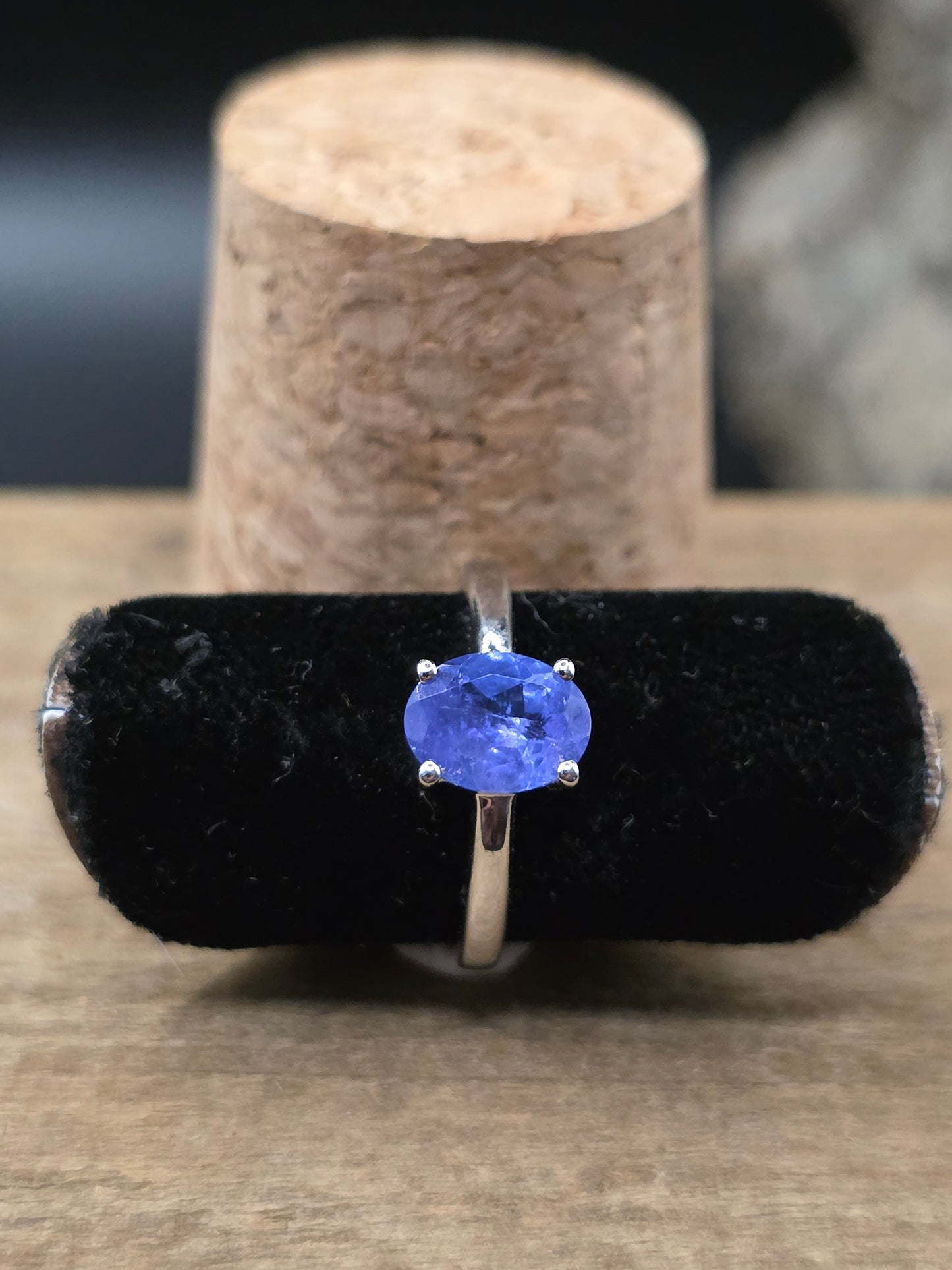 Tanzanite Silver Ring