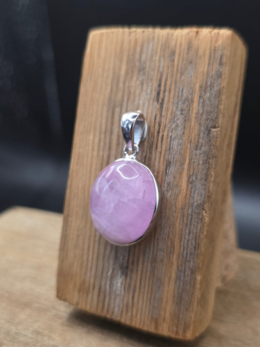 Kunzite Silver Pendant