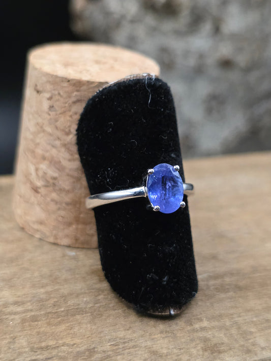 Tanzanite Silver Ring