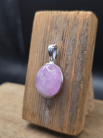 Kunzite Silver Pendant
