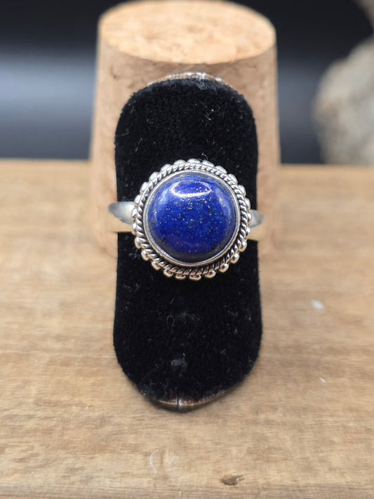 Lapis Lazuli Silver Ring #8.5