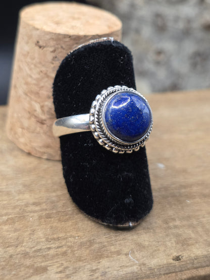 Lapis Lazuli Silver Ring
