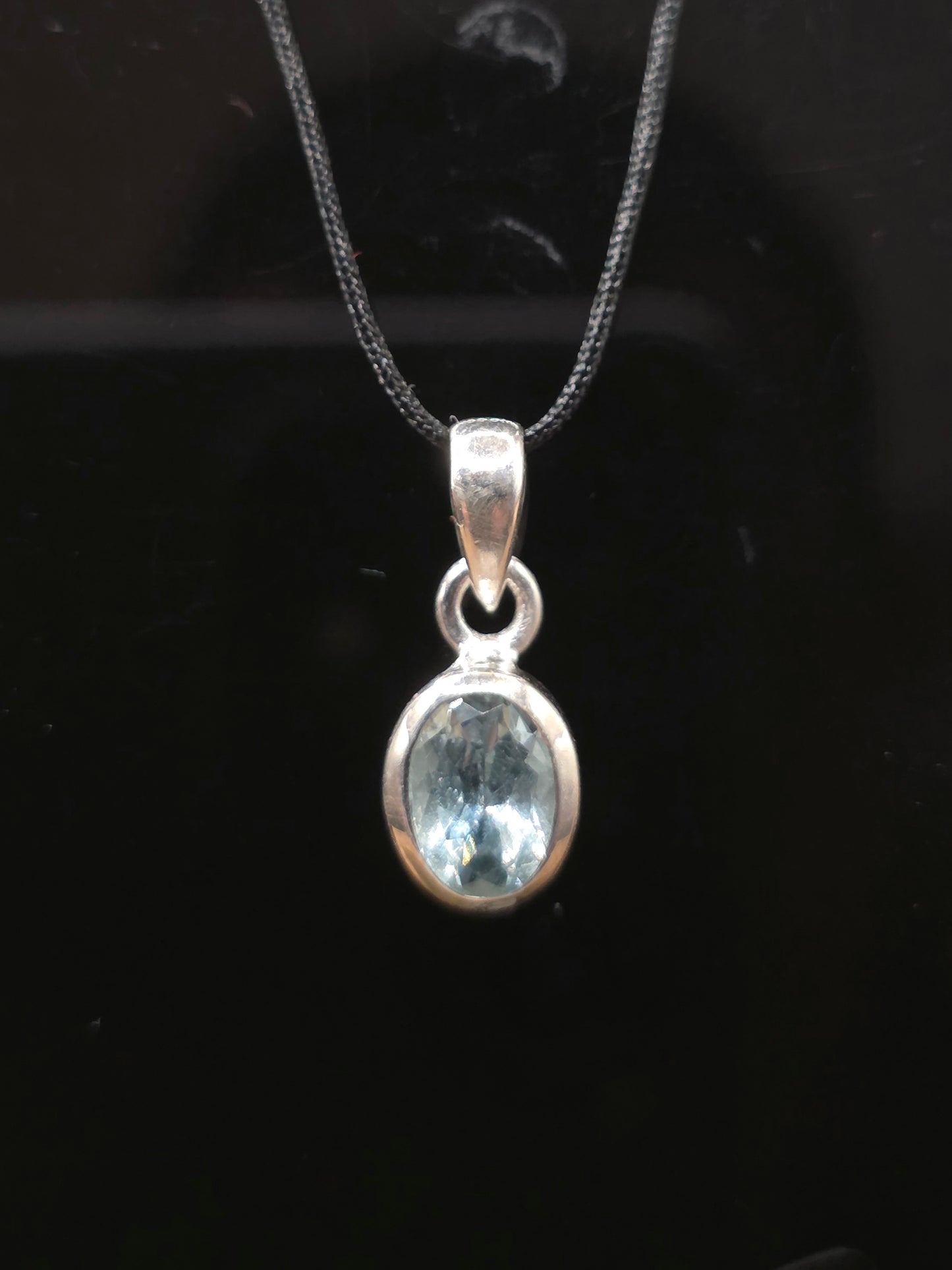 Aquamarine Crystal Pendant