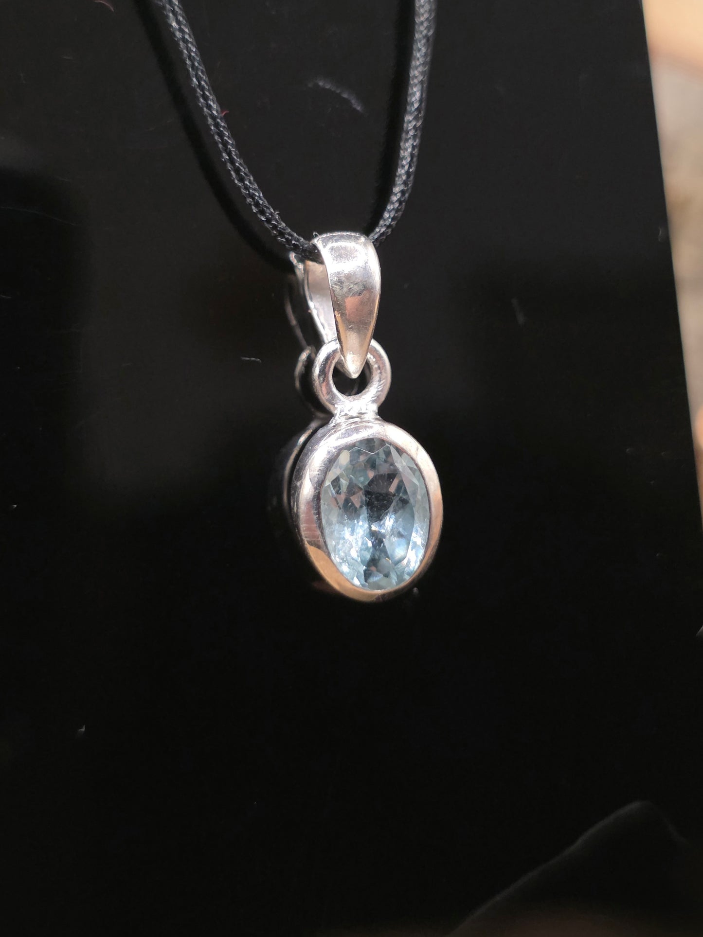 Aquamarine Crystal Pendant